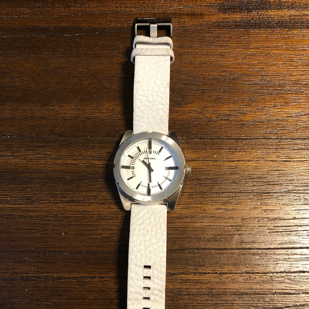 Leather Diesel watch